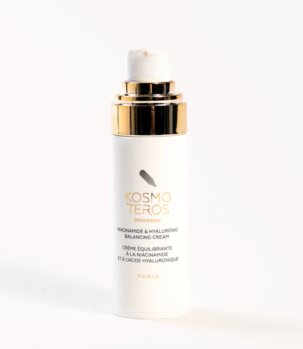 CRÈME ÉQUILIBRANTE À LA NIACINAMIDE ET À L'ACIDE HYALURONIQUE