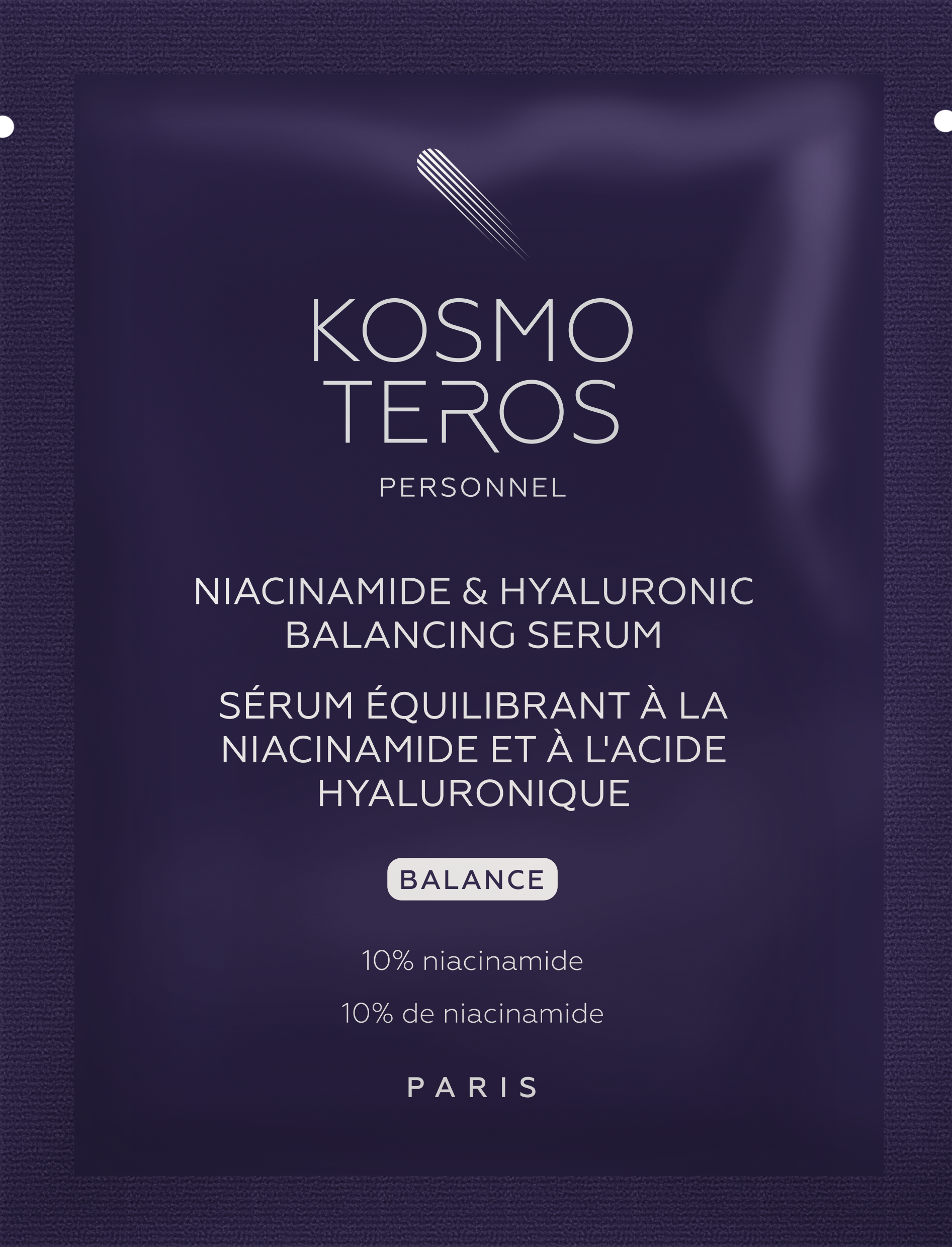 Echantillon Sérum équilibrant à la niacinamide et à l'acide hyaluronique